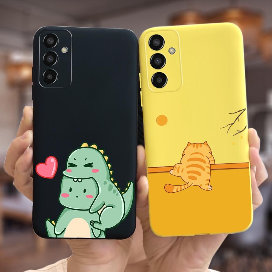 For Samsung Galaxy M13 4G Case SM-M135F New Fashion Cartoon Cover  Soft Silicone Phone Case For Samsung M13 M 23 Galaxy M23 Bags