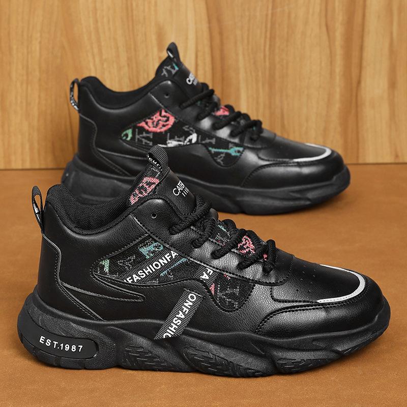 

Весенняя мужская обувь осень и зима Tide Brand Student Running Casual Sports Shoes Platform Dad Breathable 44