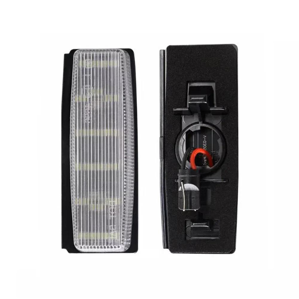2pcs Clear Lens LED License Plate Lamp Register Number Plate Light For Miata MX-5 2006-2015