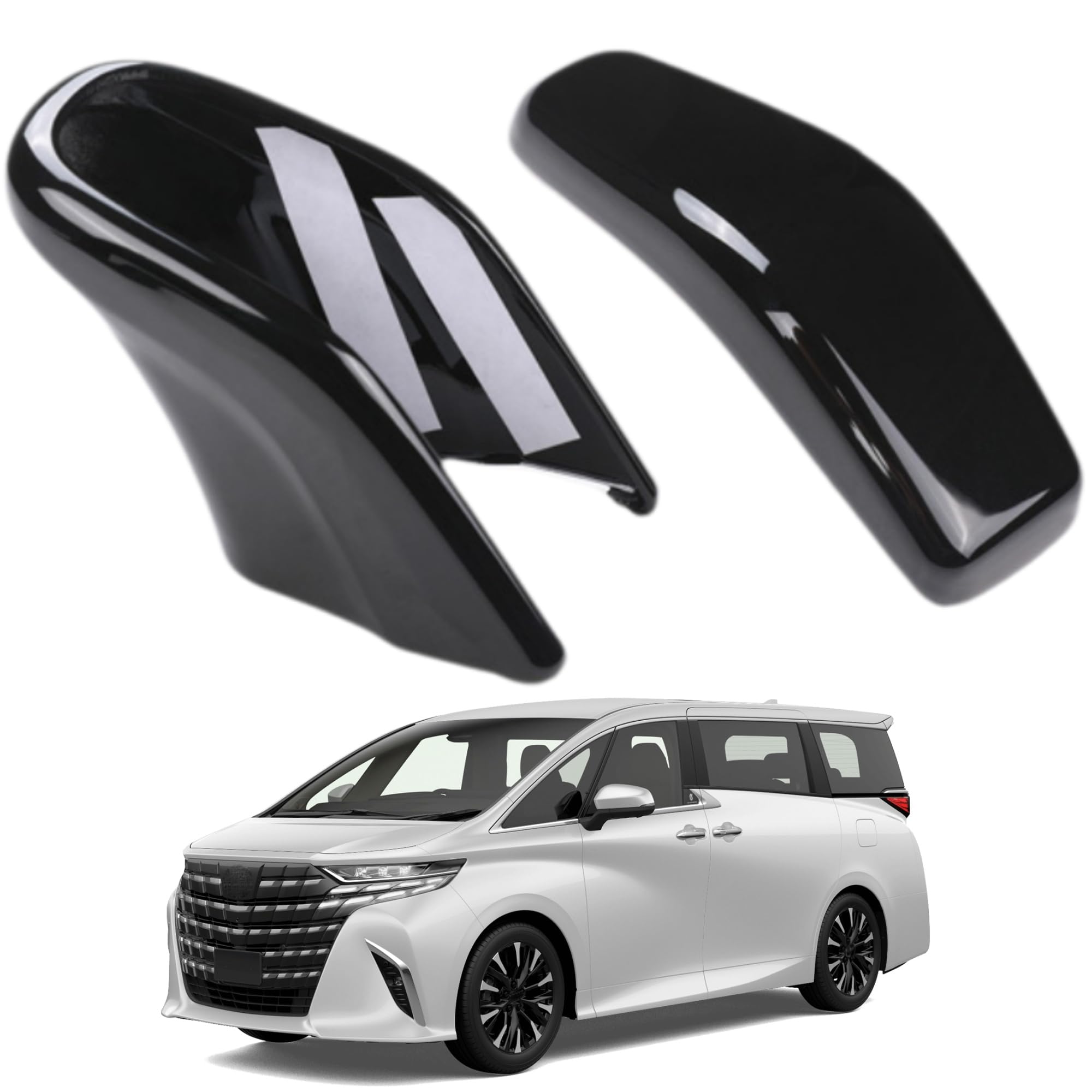 

Glealcco Совместимый с новыми Alphard/Vellfire 40 серии Аксессуары Ручка переключения передач interior panel чёрный