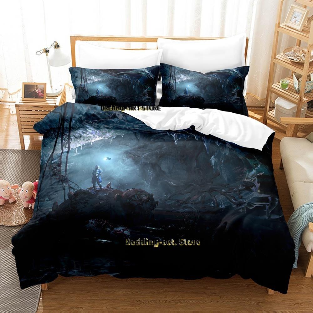 Game Scavengers Bedding Set Single Twin Full Queen King Size Bed Set Adult Kid Bedroom Duvetcover Sets comforter set