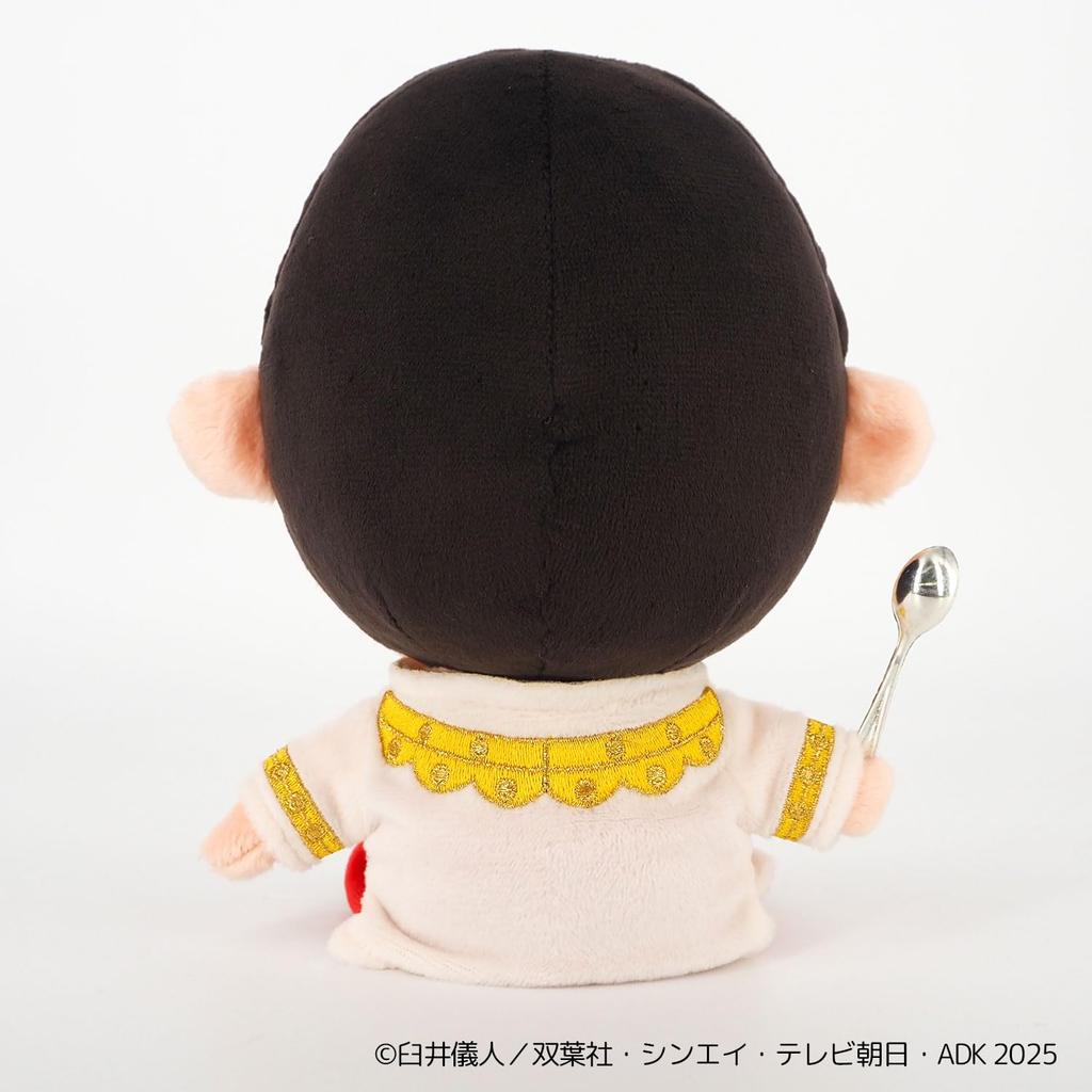 Sanei Boeki Crayon Shin-chan Movie: Super Splendid Scorching Kasukabe Dancers Transformation Bo-chan (S) India Ver. W10 x D10 x H21cm Plush Toy SN50