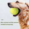 M-Modern-Pet Bite 24CM Giant Tennis Ball For Dogs Chew Inflatable Tennis Ball Signature Pet Ball Supplies