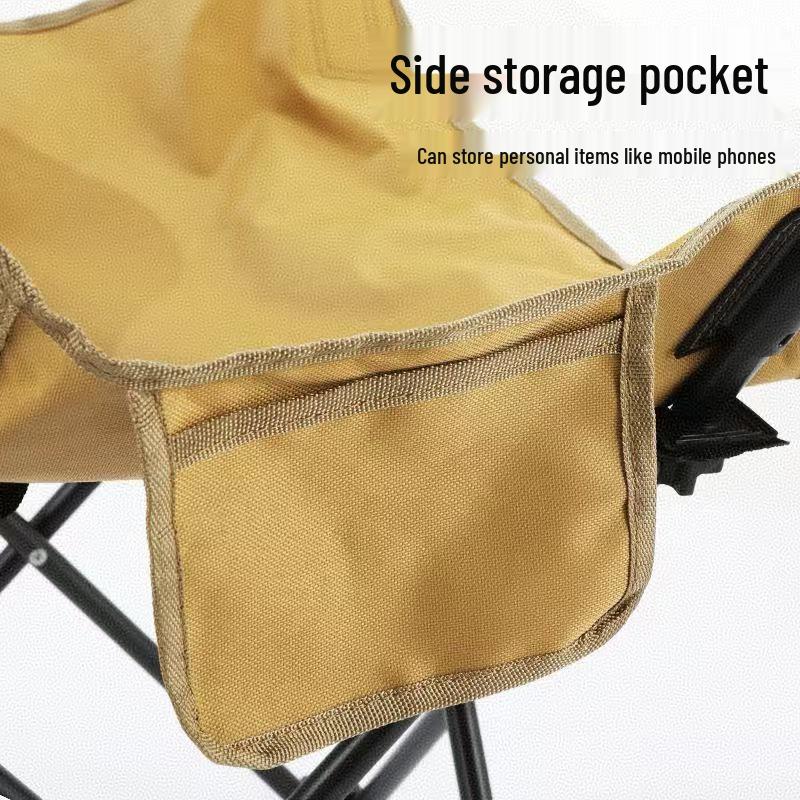 Portable Folding Outdoor Chair for Camping, Picnic, Party, BBQ, and Fishing