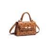 New Sanrio Hello Kitty PU Shoulder Bag, Crossbody Bag, Handbag Women's Pink/Milk Tea/Brown SHHF41591