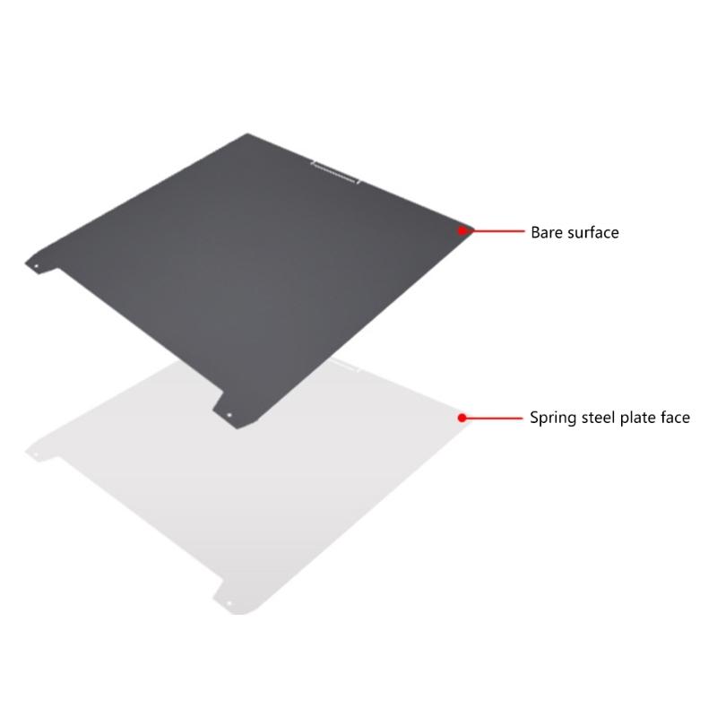 Innovative 370x370mm 3D Printer Buildplate Double Sided Special Materials Upgraded Build Plate For K2 Plus Accessories