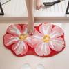 Imitation cashmere bathroom floor mat toilet toilet toilet door  absorbent foot mat household quick-drying carpet