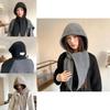 Knitted Hat And Scarf Set For Women Winter Warmth With Letter Design For Casual Wear