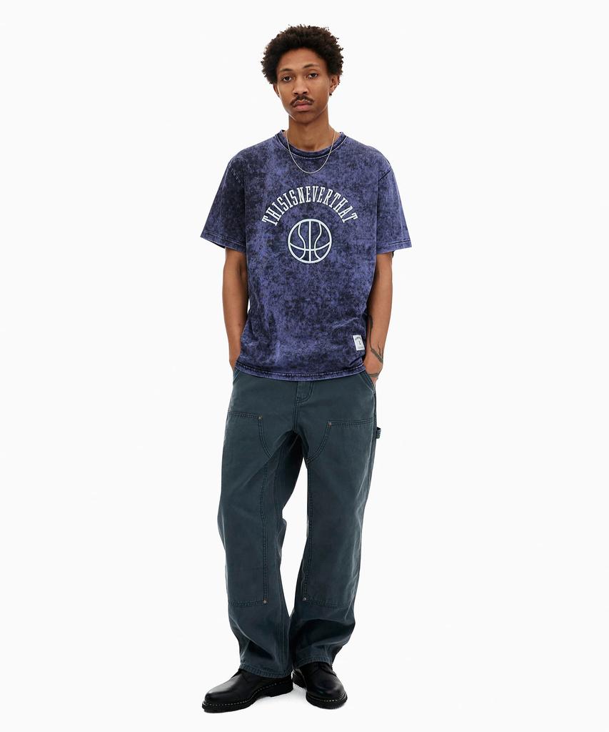 THISISNEVERTHAT Faded Basketball Tee Purple Blue