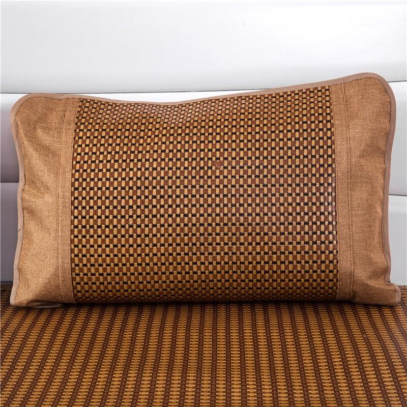 BBK Thickened Rattan Summer Cooling Pillowcase Set (2-Pack)