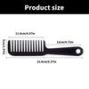 Practical Wide Toothed Comb with Long Handle for Smooth Hair Care Hairdressing Comb Hair Styling Tools
