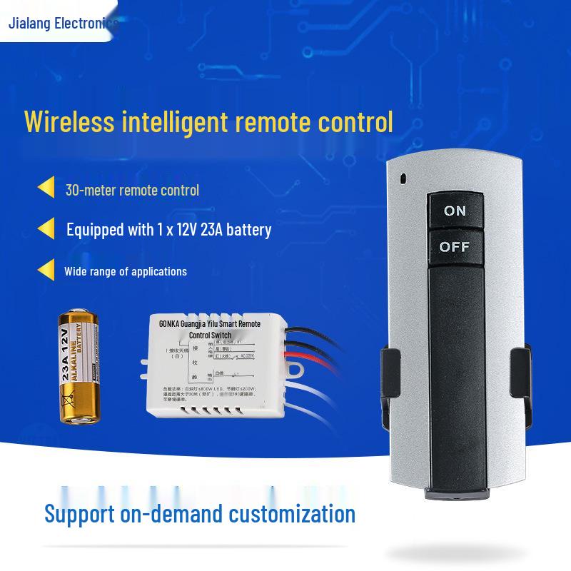 GONKA Smart Wireless Classic 1-Way Remote Control Switch Wireless Remote Control Switch