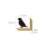 Cute and Stylish Wooden and Rubber Stamp Set Featuring Birds Perfect for Letter and Made In (crow, Finch, Etc.). Postcards, Stationery, Paper,