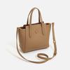 Niche soft leather basket-style handbag for women, 2024 spring new model, high-end tote bag, shoulder and crossbody bag