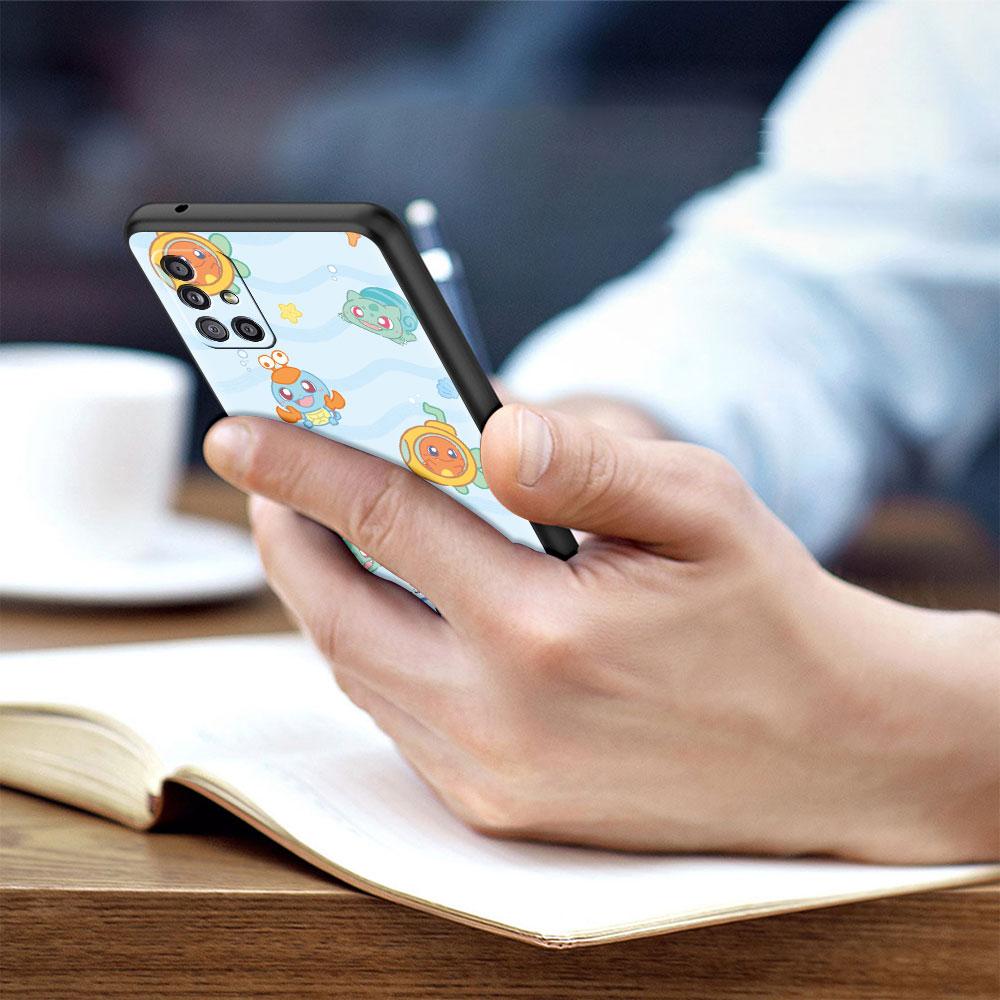 Vtipné Roztomilé Pokemon Pro Samsung Galaxy A52 A12 A51 A32 A21s Silikonový Kryt na Telefon A71 A22 A31 A13 A73 A53 A41 A11 A02s A23 Kryt