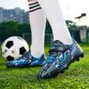 Kids Football Shoes Shock Absorption Anti-skid and Wear-resistant Long Spike Outdoor Sports Training Football Shoes