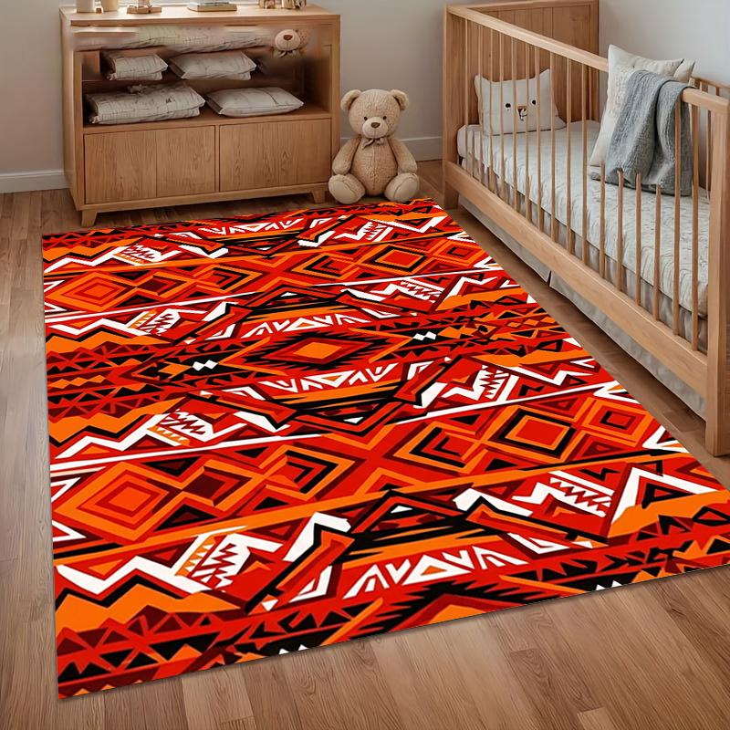Premium Red Blue Persian Turkish Style Carpet Elegant Living Room Rug Luxurious Bedroom Hallway FloorMat Classic Home Decor Gift