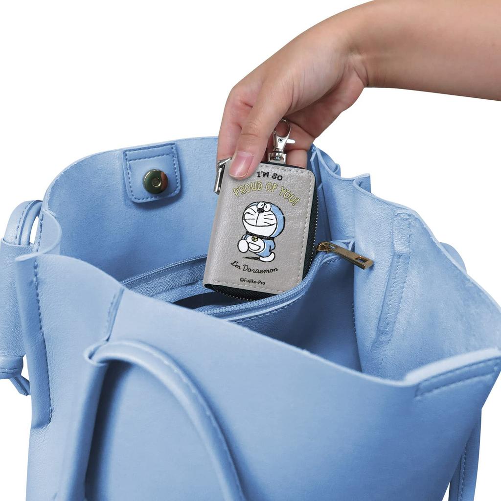 Meiho Smart Key X Case, I'm Doraemon, Gray, 12.5cm 5.7cm