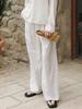 THERYE Wide Banding Pants(Cream)