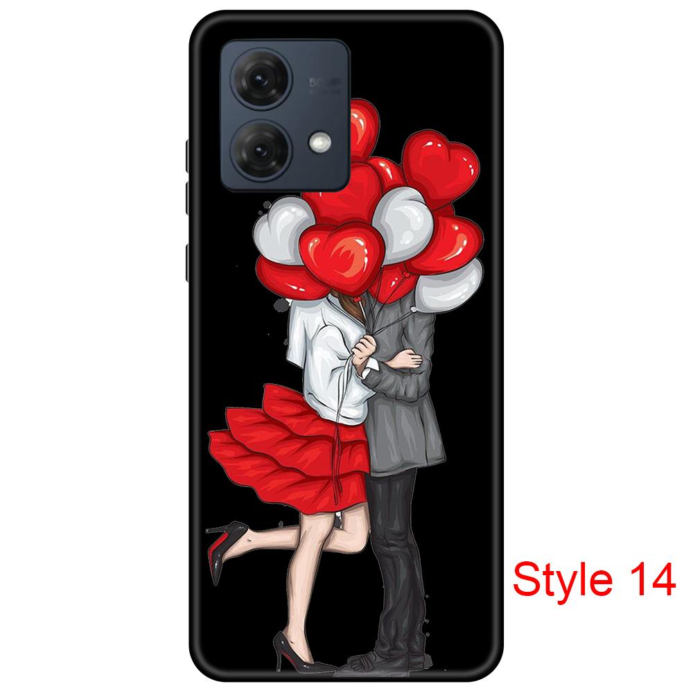 For Motorola Moto G84 Case Pretty Girl TPU Soft Silicone Cover Phone Cases for MotoG84 Protector Bumper Coque