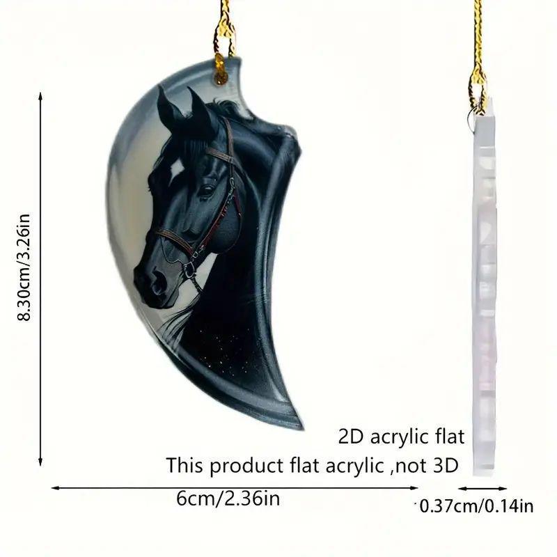 

Акриловый кулон в виде лошади, украшение для автомобиля Standard