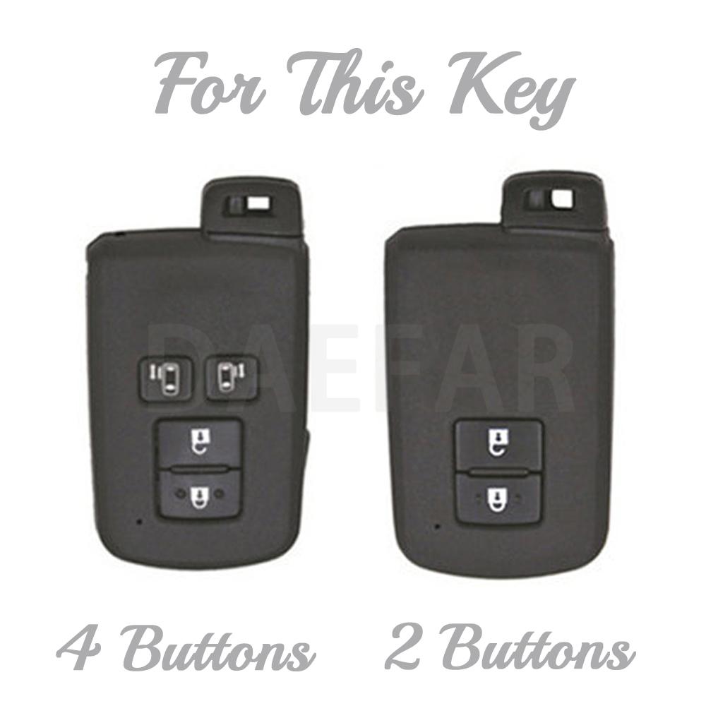 TPU Key Case Cover For Toyota Auris Camry RAV4 Avalon Yaris Verso 2012-2018 Keyless Fob Shell Holder Protector 2 4 Buttons
