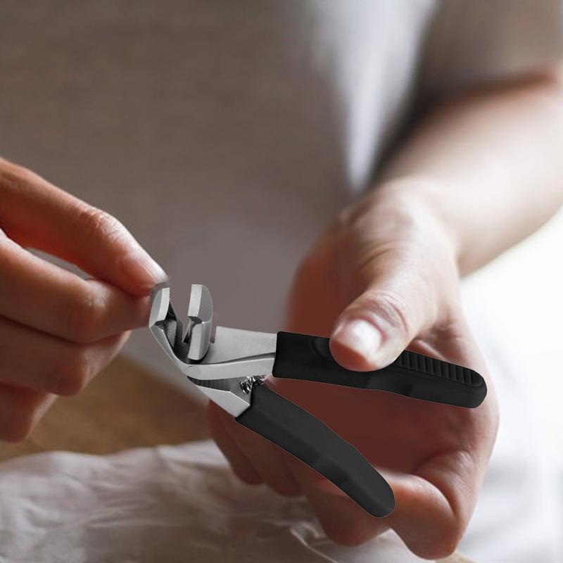 Toe Nail Clippers Stainless Steel Wide Jaw Opening Nail Clippers Toenail Clippers Heavy Duty Angled Head Anti-Splash Nail Tools