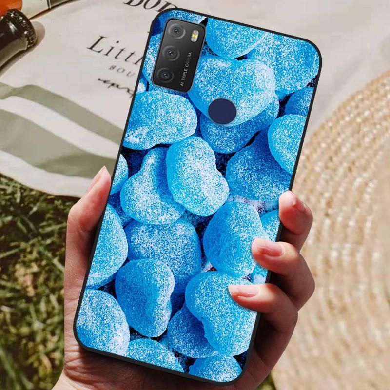 For TCL 20Y 20E 6125F Case Silicone Soft TPU Phone Cover for TCL 20Y 6156D Case Bumper for TCL20Y TCL20E Flower Animals Coques