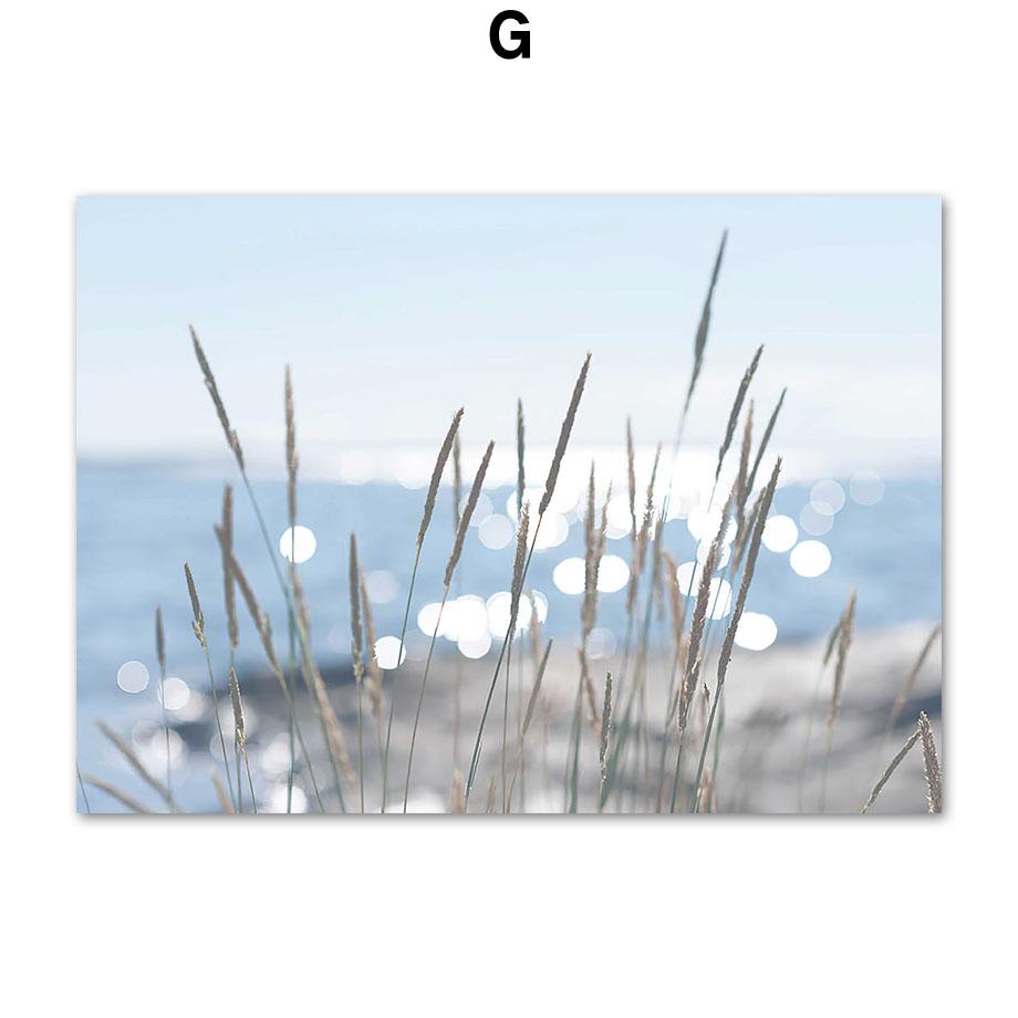 Blue Rose Ocean Beach Bike Starfish Lighthouse Posters And Prints Wall Art Canvas Painting For Living Room Decorative Pictures