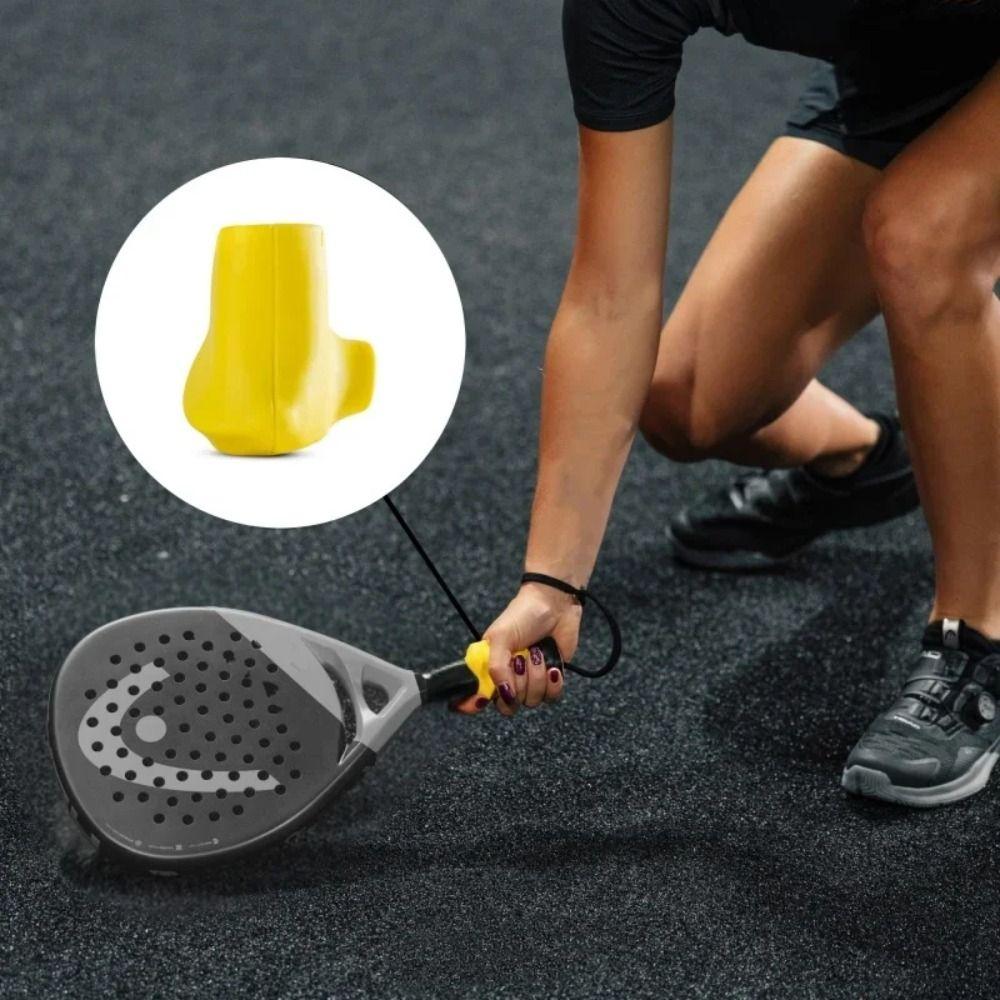 Comfortable Grip Silicone Racket Grip Cover 3 Colors Racket Grip Correction Tool  Tennis Training