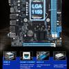 PC Motherboard, H81 Gaming Motherboard PCIe Slot Dual Channel DDR3 LGA 1150 Desktop PC