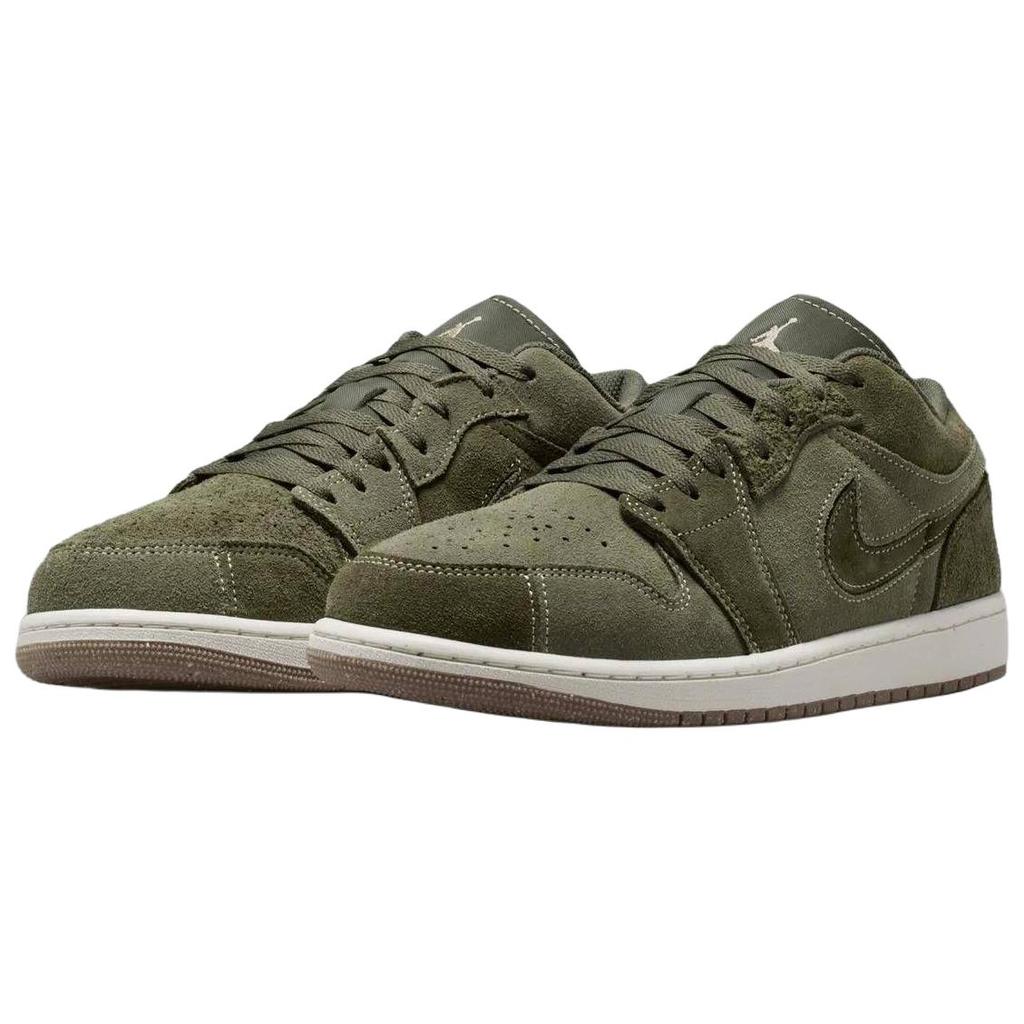 Jordan Air 1 SE Craft Vestibilità Comoda Scarpe da Basket Basse Retrò Sneakers da Uomo Verdi FQ3055-300