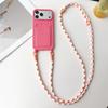 Crossboby Lanyard Rope Phone Case For iPhone 17 Air 16 15 14 Plus 13 12 11 Pro Max Silicone Card Package Fall Prevention Cover