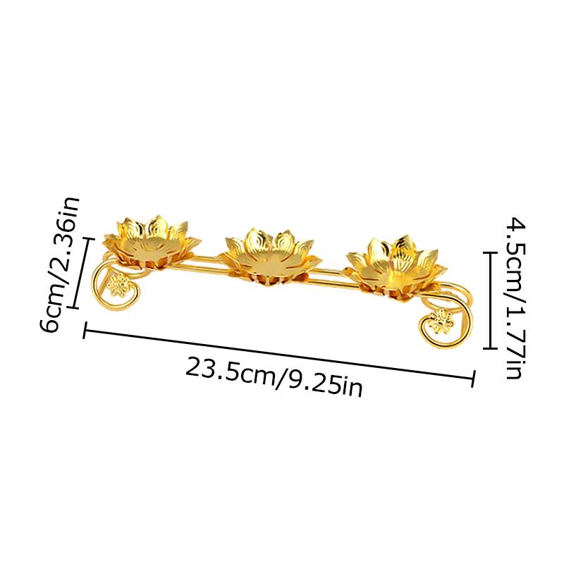 

Подставка для лампы Iron Art Butter Lamp, подсвечник, однослойная подставка для масляной лампы Lotus, хрустящая подставка для храмов, буддийские принадлежности, домашний декор