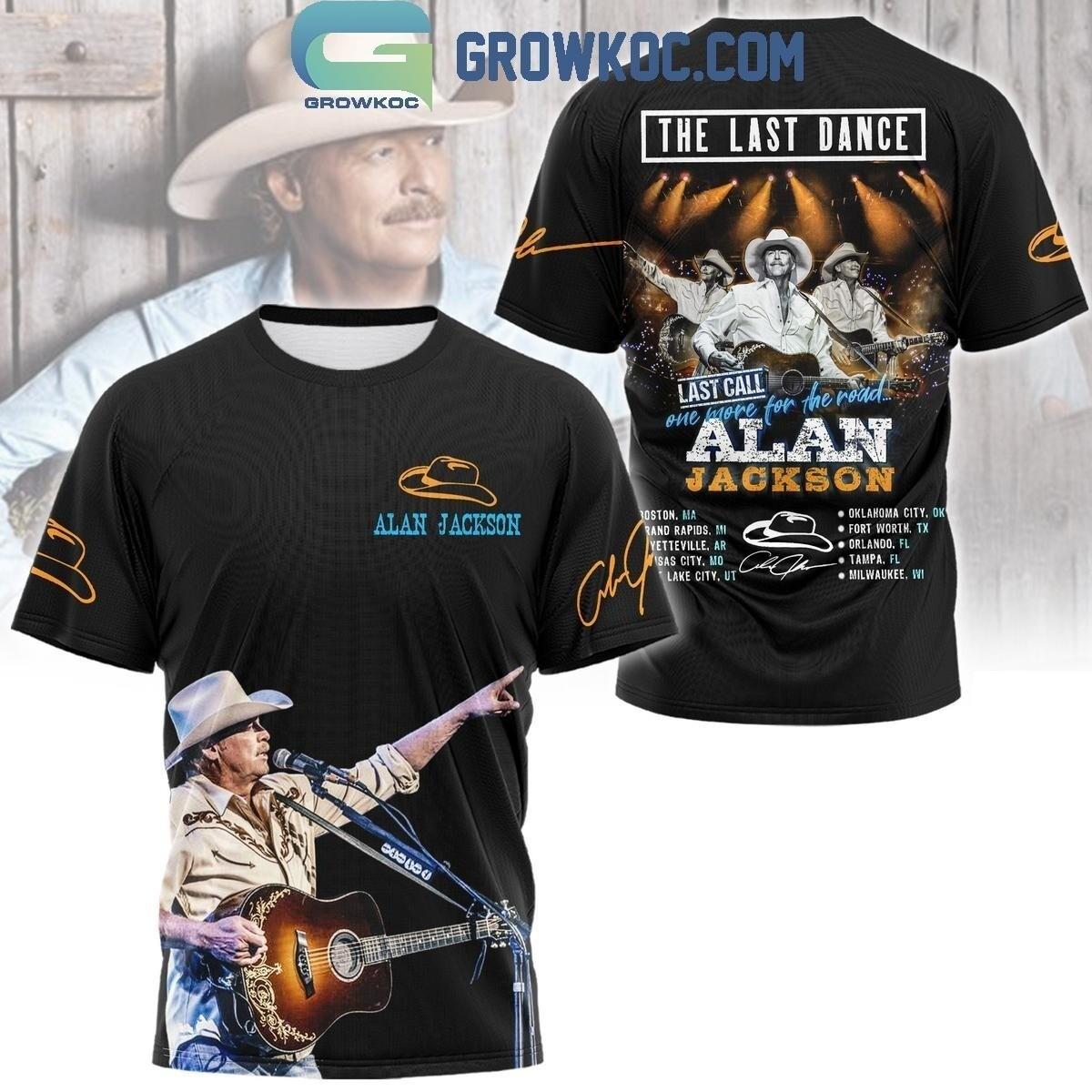 Alan Jackson The Last Dance One More For The Road T-Shirt 3D XXXXL
