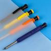 Solid Carpenter Mechanical Pencil with Sharpener Woodworking Drawing Pencil Tools 3 Colors Refill Construction Stationery