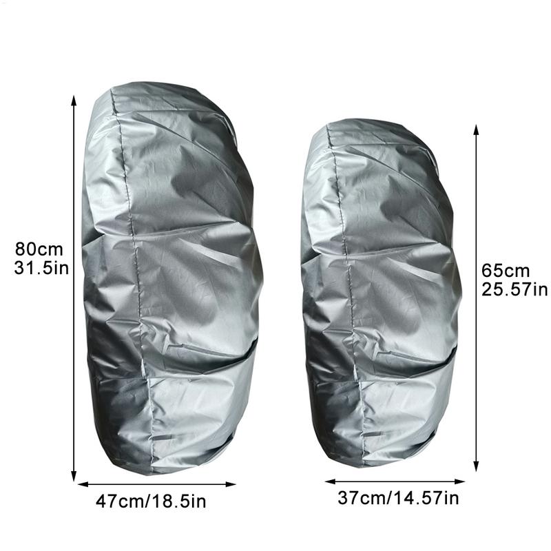 Tire Covers Wheel Storage Bag Automobile Spare Spare Tire Cover Dustproof Wheel Protectors with Handle Portable Wheel Bags