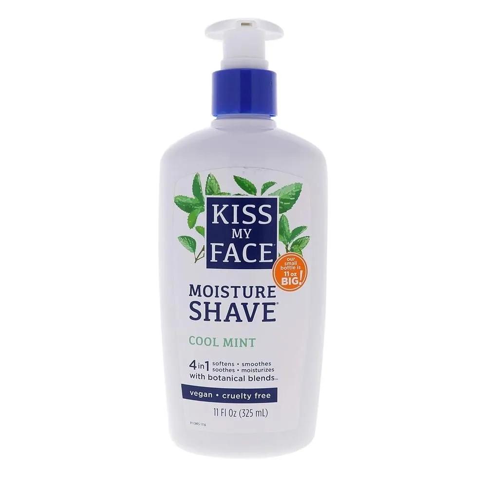 Kiss My Face Cool Mint Moisture Shaving Lotion 325ml KISS MY FACE Cool Mint Moisture Shave, 11 FZ