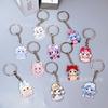 New Hatsune Miku Lolita Animation Soft Cute Acrylic Keychain Decoration Backpack Keychain Small Anime Cartoon Frind Fashion Toys