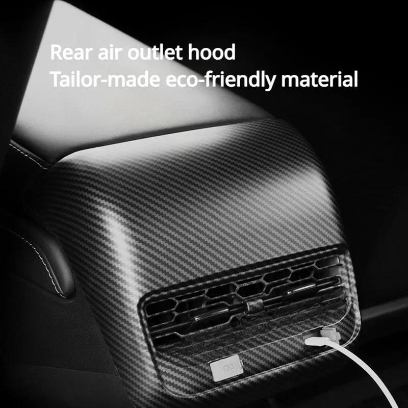 

For Tesla Model 3 Y 2024-2024 Car Interior Rear Air Outlet Cover Back Exhaust Vent Cover For tesla model y 2024 accessories
