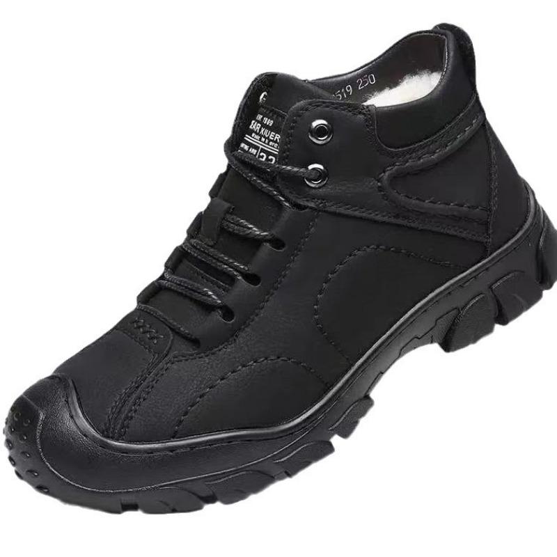 Men's Oversized Warm Snow Boots Are Comfortable Soft Non Slip Fashionable and Versatile Men's Boots