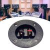 2-Wege-Lautsprecherbox-Klemme, DIY Heim-Auto-Stereo-Anschlussklemme, Runde Federklemmen-Anschlüsse, Lautsprecher-Anschlussdose, Rückwand