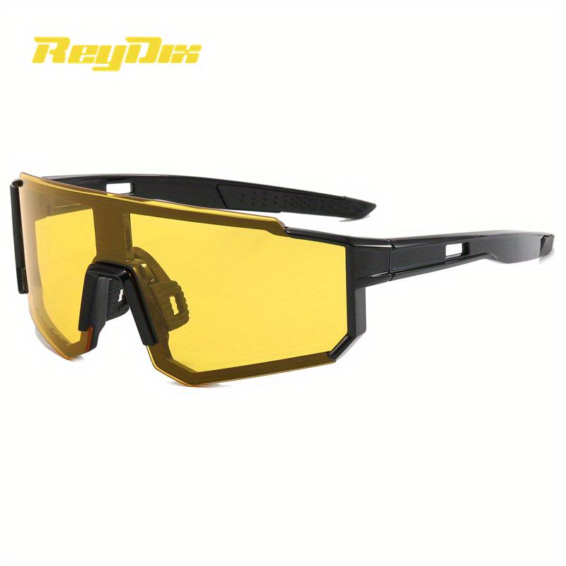 ReyDix Uniseks, sportowe, kolorowe, modne okulary przeciwsłoneczne do jazdy konnej, UV400