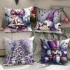 New Home Decoration Pillow Cover Living Room Polyester Christmas Elf Christmas Sofa Pillow Cover