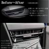 Flatland Note E13 Aura FE13 e-power Interior Accessories Custom Parts Air Conditioning Panel Center Duct Panel Side Duct Panel Set (Piano Black)