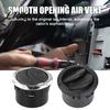 Car Air Vent Replacement Conditioning Outlet, Double Blade Adjustable Vents with Chrome Trim, Ventilation Outlet Durable for Renault Duster