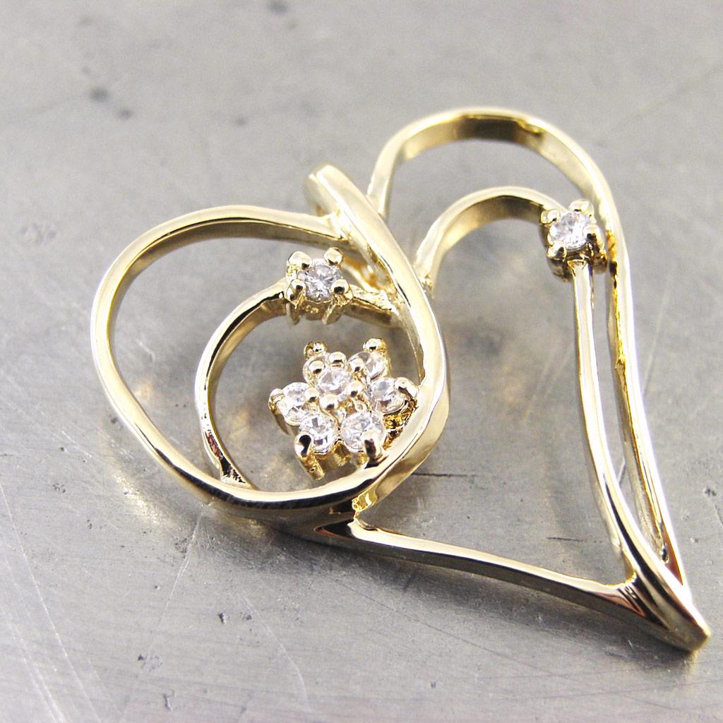 Les Trésors De Lily [G1695] - Pendentif Plaqué Or 'Love Celebration'