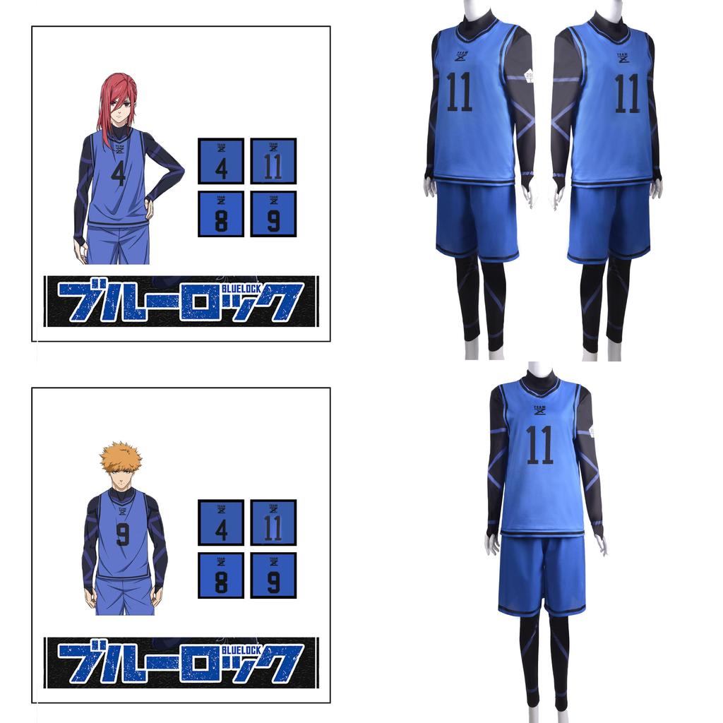 Bluelock Prison Outfit For Halloween And Costume Parties