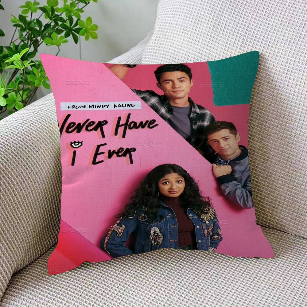 Never Have I Ever America Tv Show Office Cushion Pillowcase Car Cushion Cover45X45Cm Lumbar Pillowcase Sofa Pillowcover