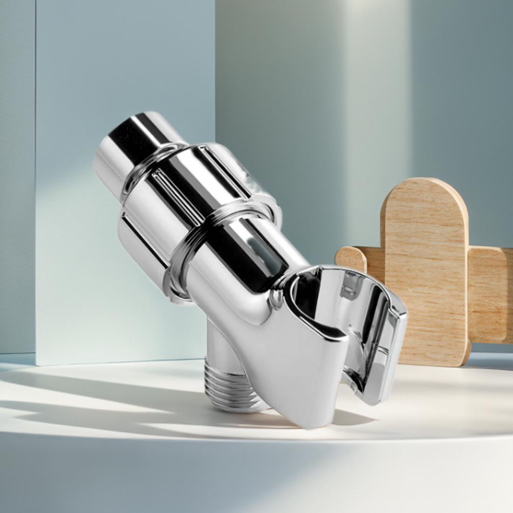 Adjustable Shower Arm Mount 1/2inch Shower Hose Holder Three-Way Shower Head Holder for Connecting Shower Arm and Shower Hose China Mainland